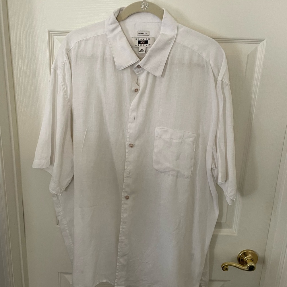 Casual White Men's Shirt